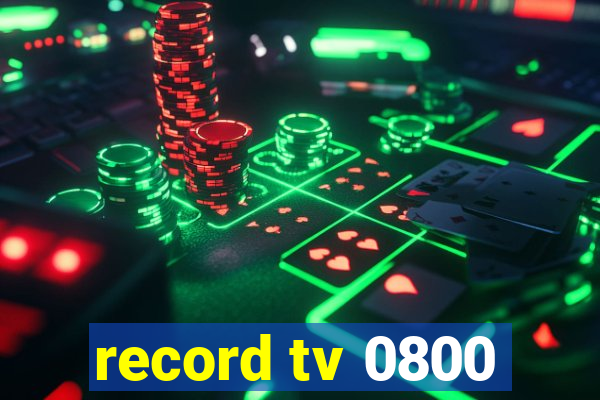 record tv 0800